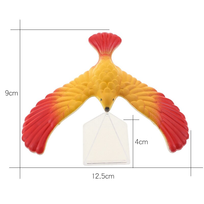 Neuheit Erstaunlich ausgleichen Adler Mit Pyramide Ständer Magie Halten Gleichgewicht Vogel ScienceToy Lustige Lernen freundlicher