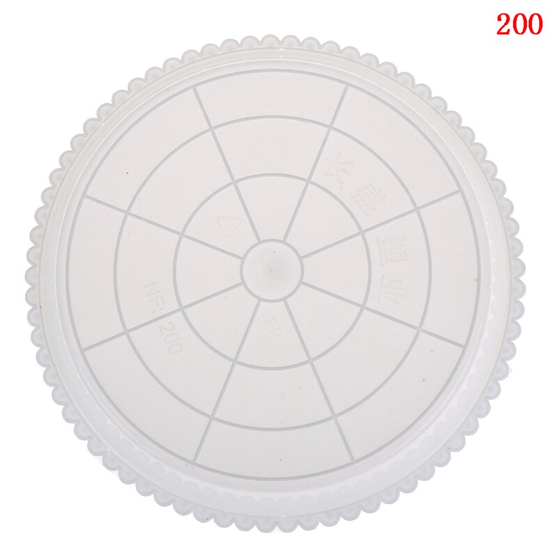 Ronde Plastic Bloempot Lade Duurzaam Plastic Plant Bloem Pot Gloss Planter Home Tuin Decoratie: 200