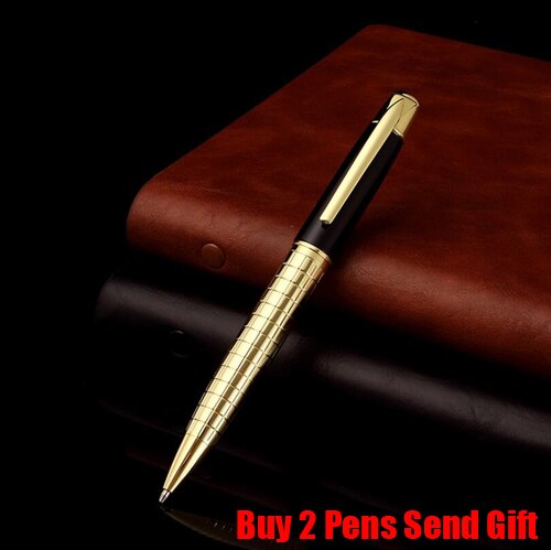 Classic Luxury Metal Business Ballpoint Pen Best Signature Writing Pen Buy 2 Pens Send: Gold