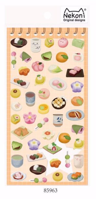 1 st söt tecknad dagbok planerare dekorativa mobila klistermärken scrapbooking hantverk brevpapper klistermärken: 85963
