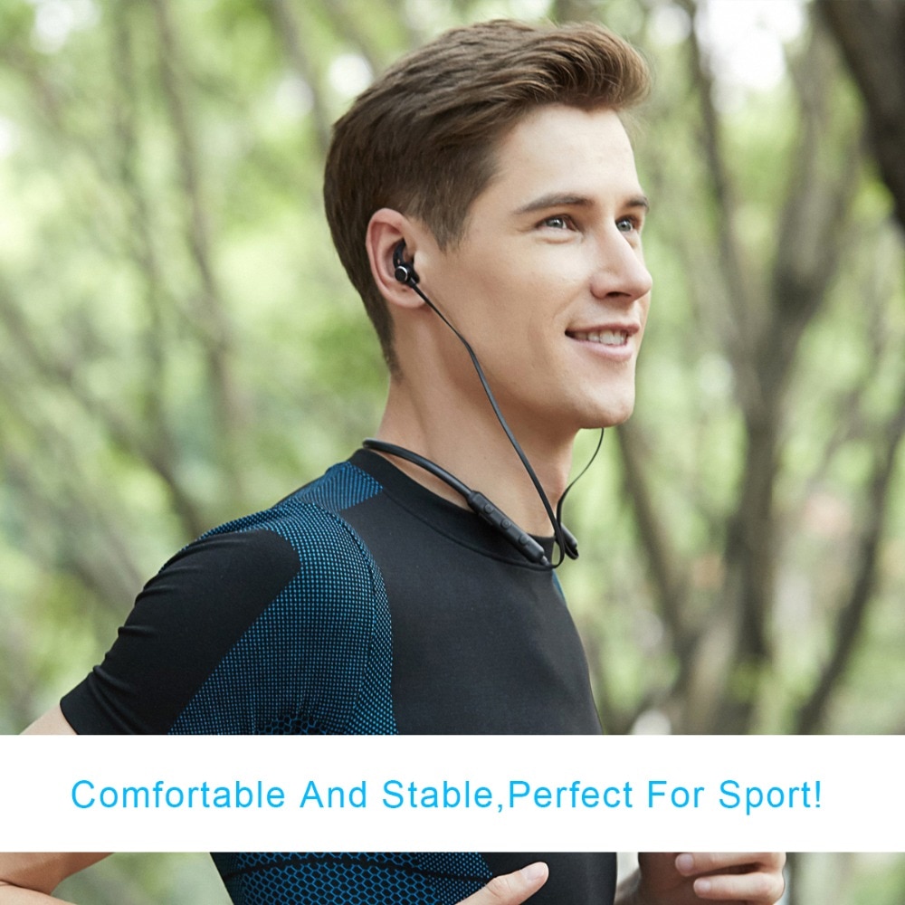 Wavefun Flex Pro Bluetooth Earphone Fast Charging Wireless Headphones IPX5 Waterproof Sports Headset for iPhone xiaomi with Mic