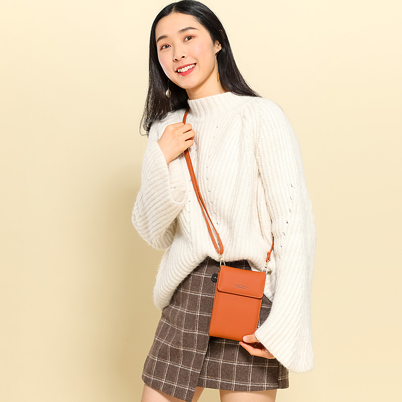 WEICHEN Mini femmes sacs à bandoulière femme téléphone portefeuille femmes sac de messager concepteur petit sac à bandoulière dames portefeuille sac à main