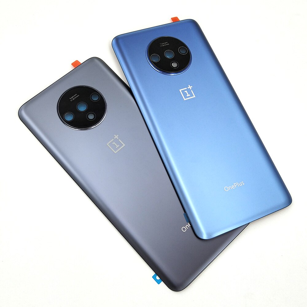 Back Glass OnePlus 7T Battery Cover Door One Plus 7T Rear Housing Case 1+ 7t Battery Cover Panel Replacement With Camera Len