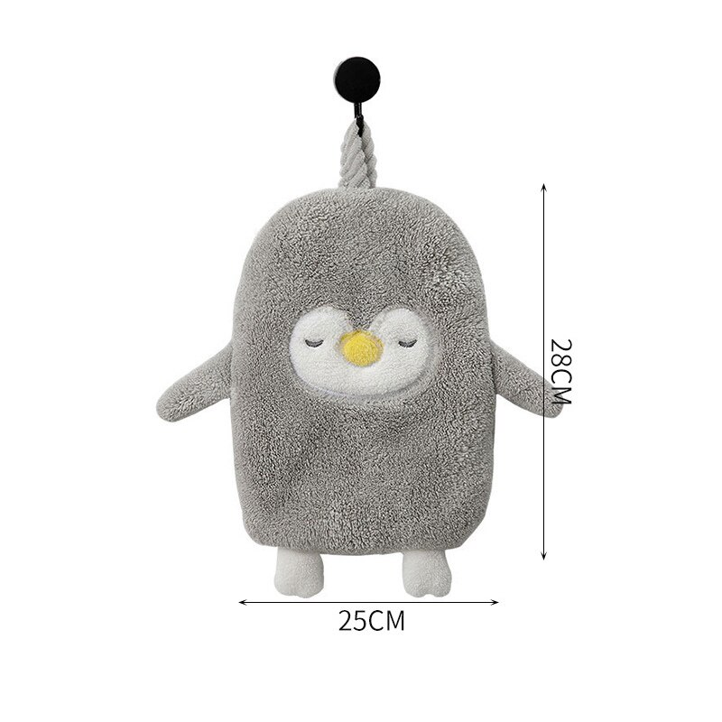 Leuke Handdoeken Bad Hand Droge Handdoek Keuken Veeg Opknoping Huishouden Dust Cleaning Absorberende Doek Handdoek Voor Volwassenen Kind: Grey