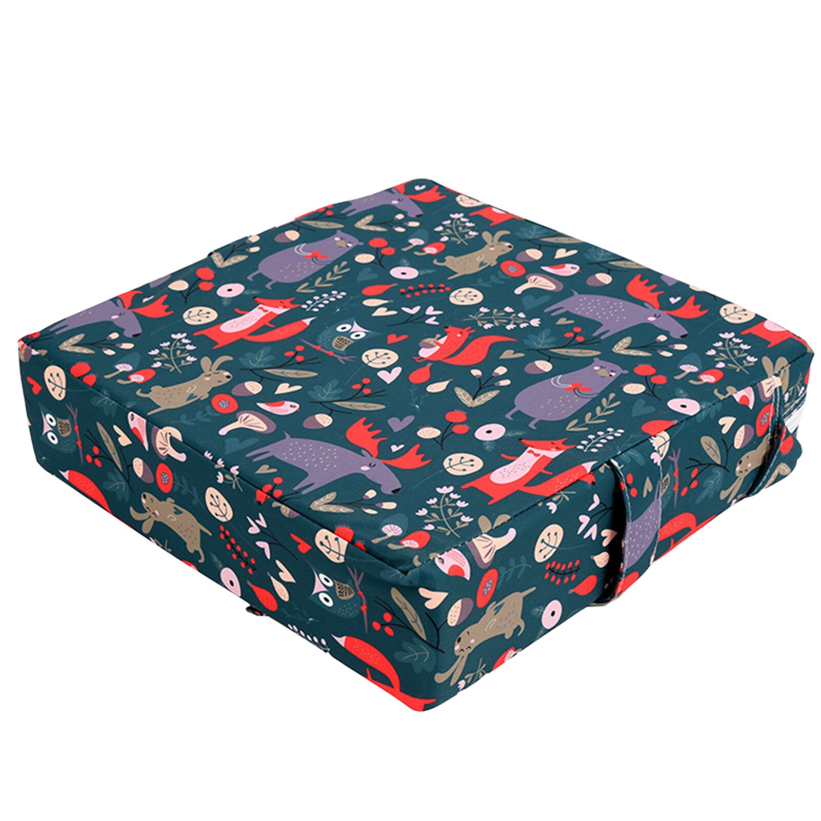 Stoelverhoger met rits, demonteerbaar, draagbaar, met riem, stoelverhogend kussen, zacht, baby, peuter, wasbaar, verwijderbaar, baby: 4