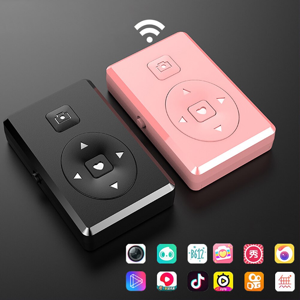 For Sports Camera Mobile Phone Remote Controller Button Video Bluetooth Smart Mini Photo Self Timer Wireless Remote For Tik Tok