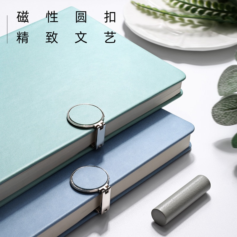 A5 The Leather Cover Thick Notebook Writing Planner School Homework Journal Note Office Stationery Business Memopad Diary