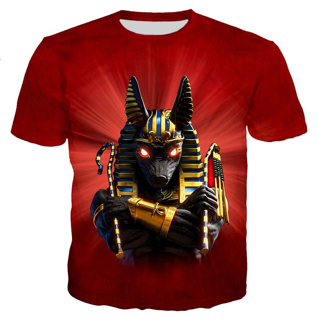 Ancient Egyptian men/women cool 3D printed t-shirts casual style tshirt streetwear tops