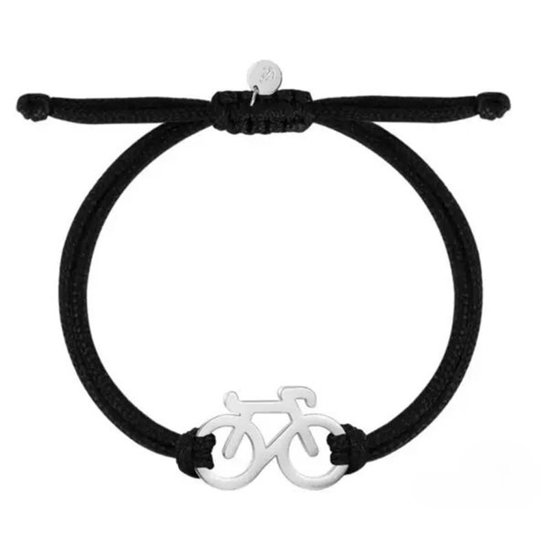 Bransoletka sportowa z plecionego sznurka, modna w 2025 roku, popularna bransoletka z zawieszką rowerem, tenisem, piłką nożną, biżuteria dla przyjaciół, zawodników, prezent.: Kobaltu fioletowy