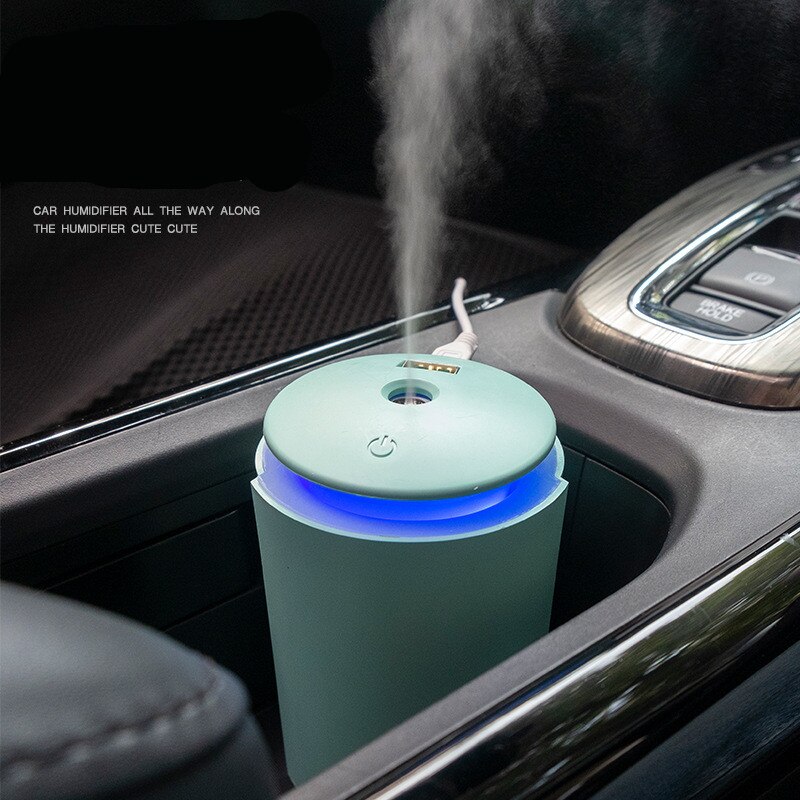 260ml hjem bil vand luftfugter romantisk blødt lys usb aromaterapi maskine bilrenser aromaterapi negativ ion sprøjte