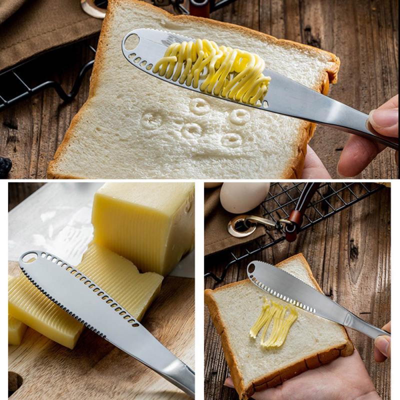 Multifunctional Stainless Steel Butter Cream Knife Cheese Jam Applicator Kitchen Toast Bread Special Tableware Accessories