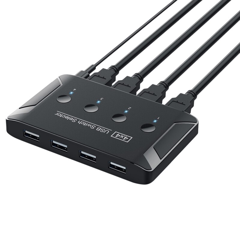 T28 Switch USB Switch 4 USB Devices Peripheral Switcher 4 Port USB: Default Title