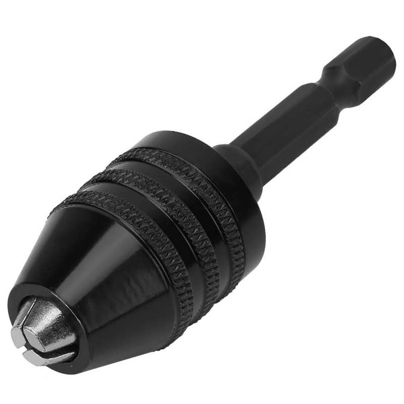 Portabrocas sin llave, rango de sujeción de 0,3-3,6/6,5mm, Portabrocas sin llave, convertidor de cambio rápido, adaptador, herramienta