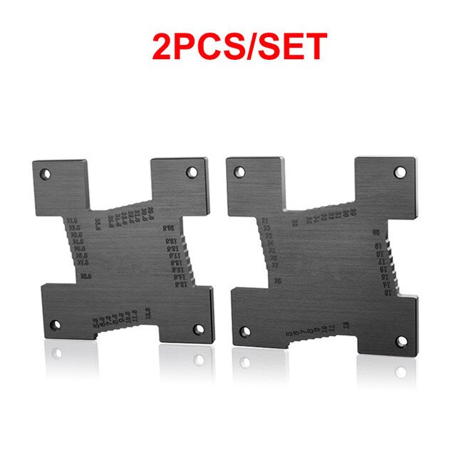 2 sztuk/zestaw głębokościomierz wysokość miernik precyzyjne metryczne pomiar narzędzia stolarskie robić obróbki drewna robić routera tabeli, frezarka robić drewna: 5.5-36.5mm   5-36mm