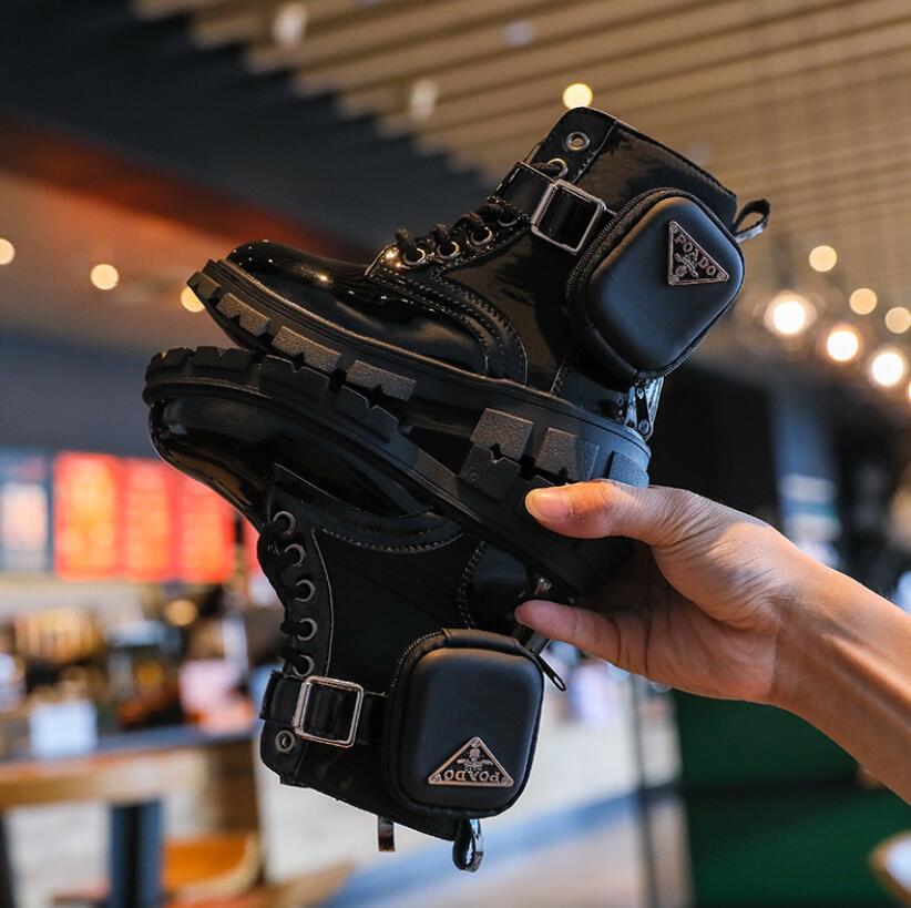 Patent Ieather freundlicher Stiefel Winter freundlicher Stiefeletten Baby Britischen Schuhe Für Mädchen Tasche Stiefel Kleinkind Warme Schnee Stiefel