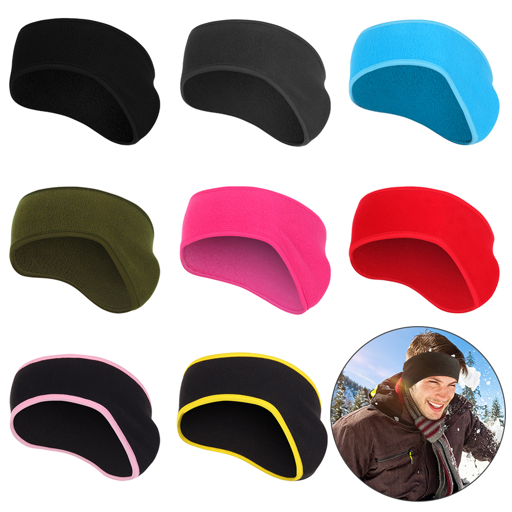 calentador de orejas de lana, diadema de invierno, orejeras, diadema para hombres y mujeres, para correr, esquiar, deportes al aire libre, calentador de orejas, banda para el sudor