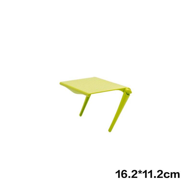 Adjustable Multifunctional Screen Top Monitor Shelf No Punching TV Set Top Box Router Computer Storage Shelves: green 16x11cm