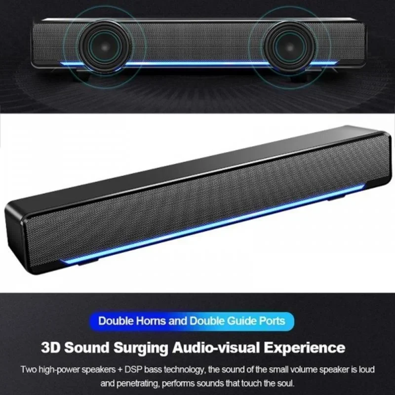 Computer Audio USB Surround Sound Box Desktop Subwoofer Home Notebook Multimedia Small Speaker