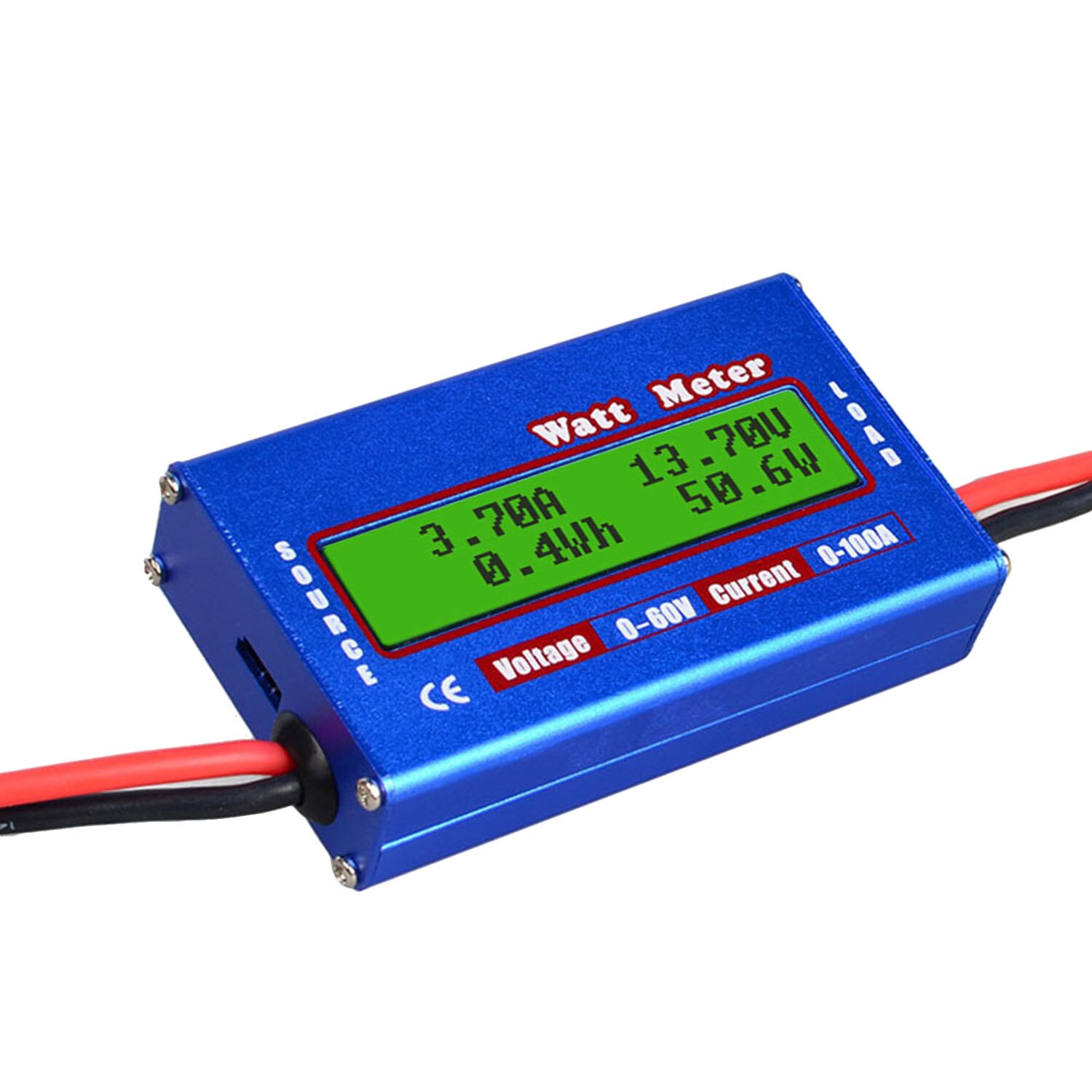 Rc watt meter 100a 50a power analyzer lcd skærm digital wattmeter høj præcision power meter balance batterispændingskontrol: Default Title