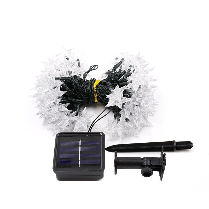Led Solar String Light 6M 50Leds Solar Star String Fairy Light Outdoor Tuin Christmas Party Decoratie Zonne-verlichting