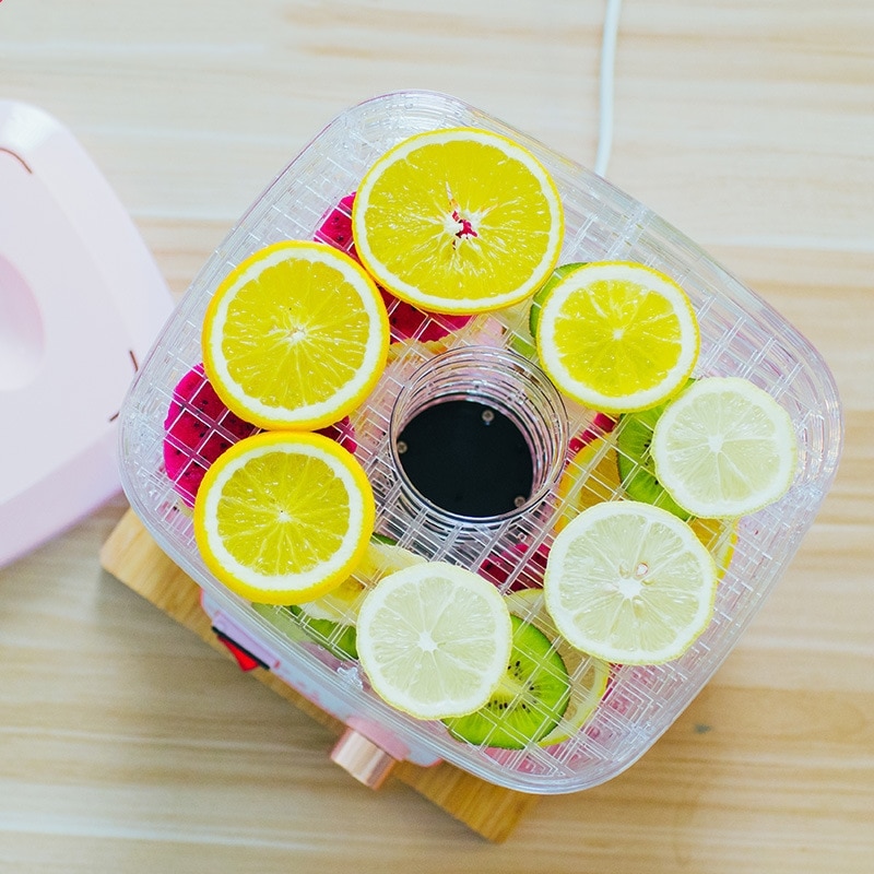 VOCORY-deshidratador de frutas de 5 capas, secador de alimentos para vegetales, carne, frutas y verduras, pequeño hogar, carne de mascotas, secador de alimentos, EU