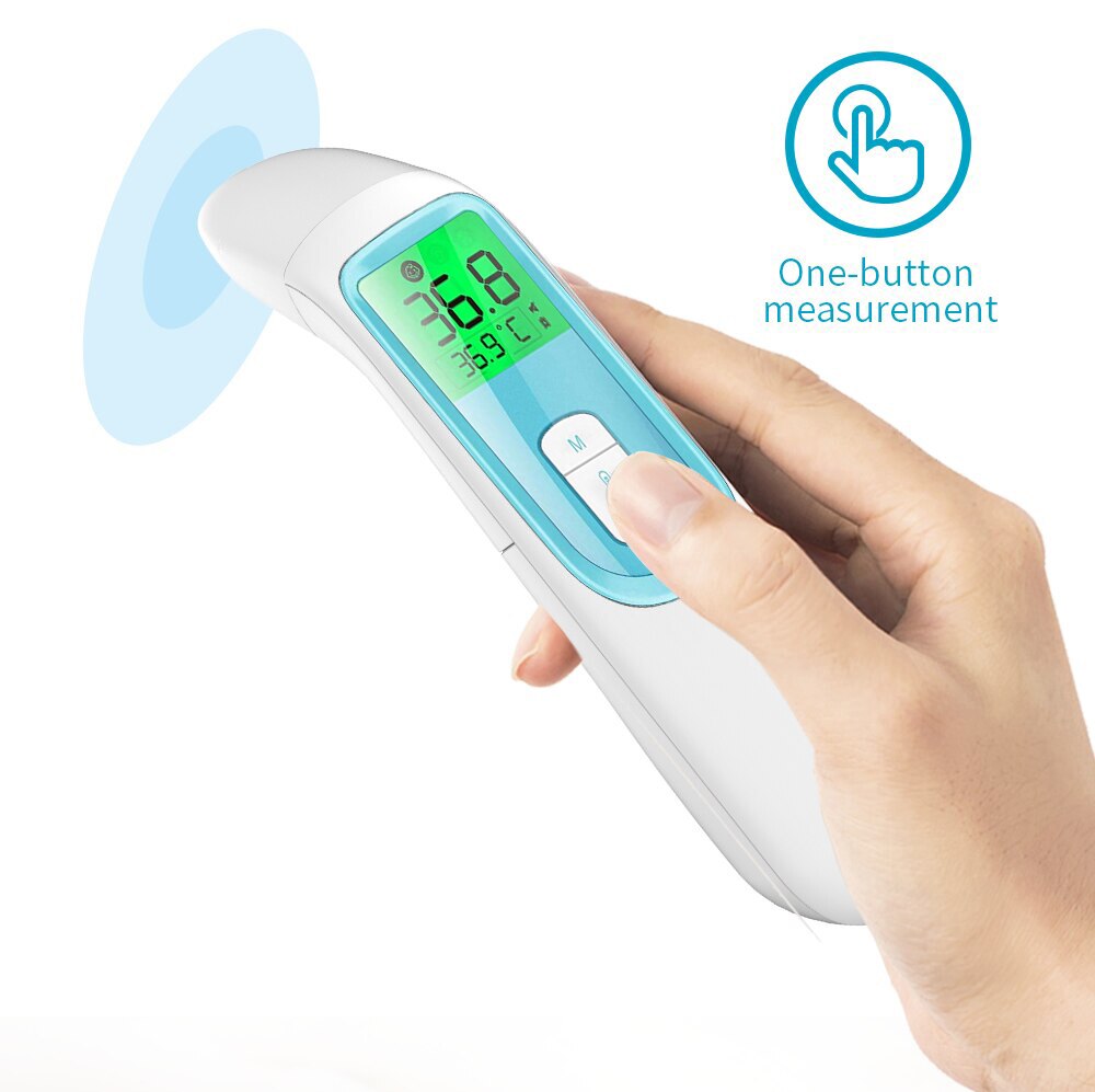 Elera infrarød digital termometer pande øre krop feber termometer multifunktions berøringsfri temperaturmåler: Default Title