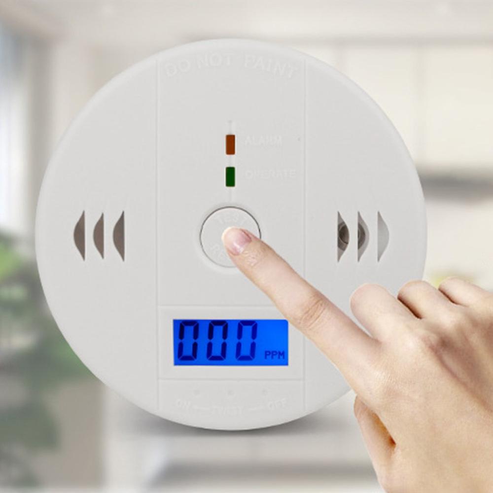 Koolmonoxide Alarm Co Sensor Vergiftiging Waarschuwing Alarm Detector Ingebouwde 85dB Sirene Geluid Indoor Honingraat Kolen Detector Lek