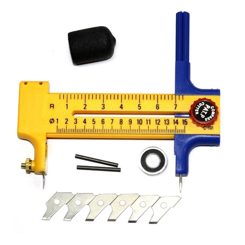 Compass Circle Cutter Circular Cutting Tool Adjustable Compass Circle Cutter Cortador Circular Circle Cutter
