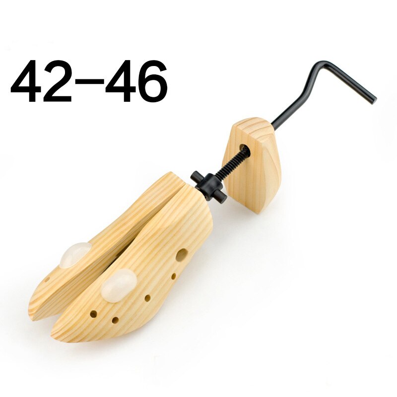 1 Piece Wood Wooden Shoe Trees Adjustable Shape For Women And Men Shoes Tree Shoe Stretchers Pumps Boots Expander: L size 42-46