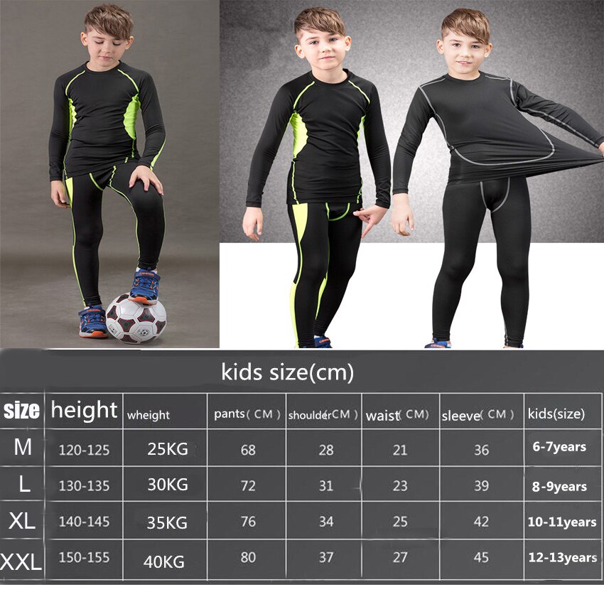 Winter Thermal Underwear Set Children Warm Thermo Underwear Homme Masculino Long Johns Boys Girls Lucky Johns Fitness Quick Dry