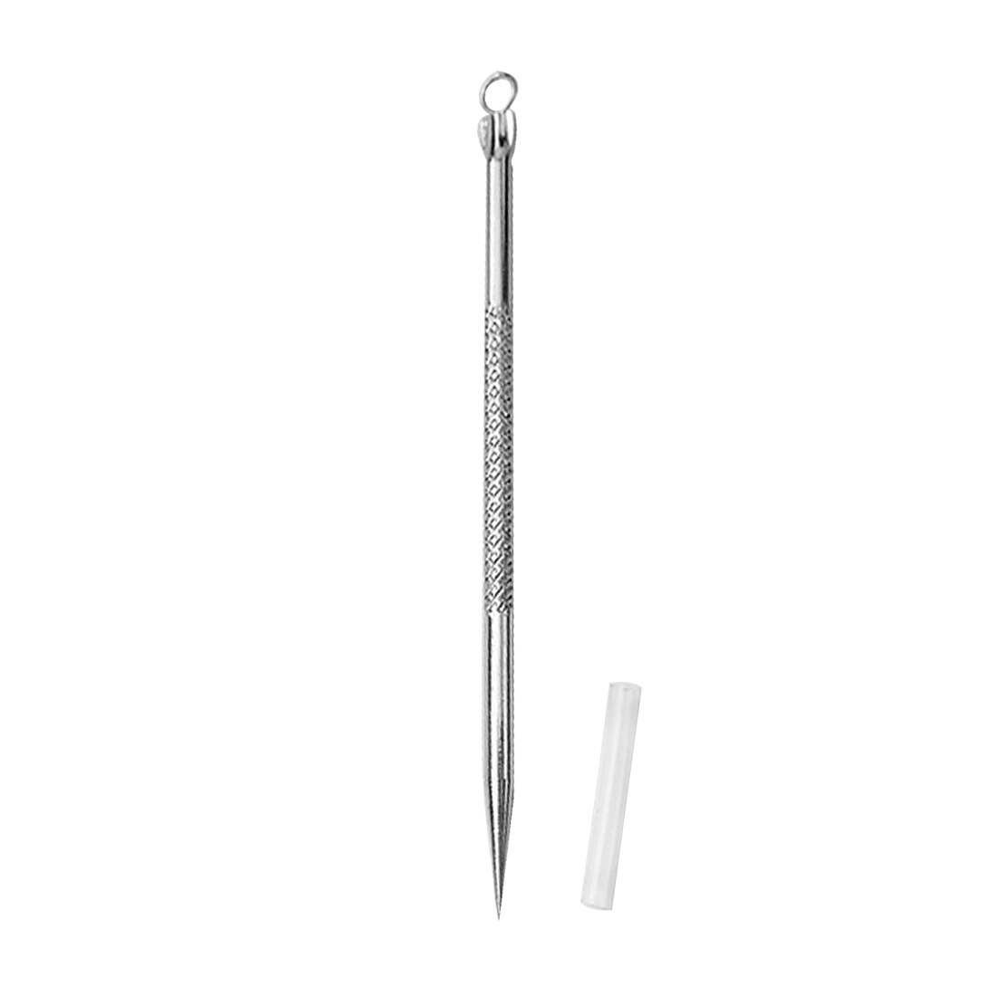 80mm Short 1pc Dual-ended Blackhead Remover Comedone Pimple Removal Tool Acne Blemish Stainless Steel Extracting Needle