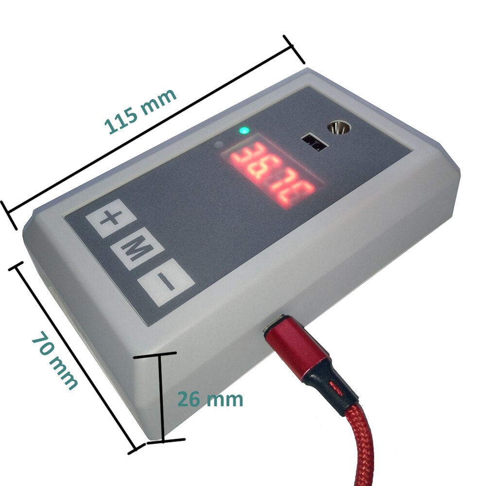 Wall Thermometer Door Lock Controller Body Temperature Measure Door Access Control System