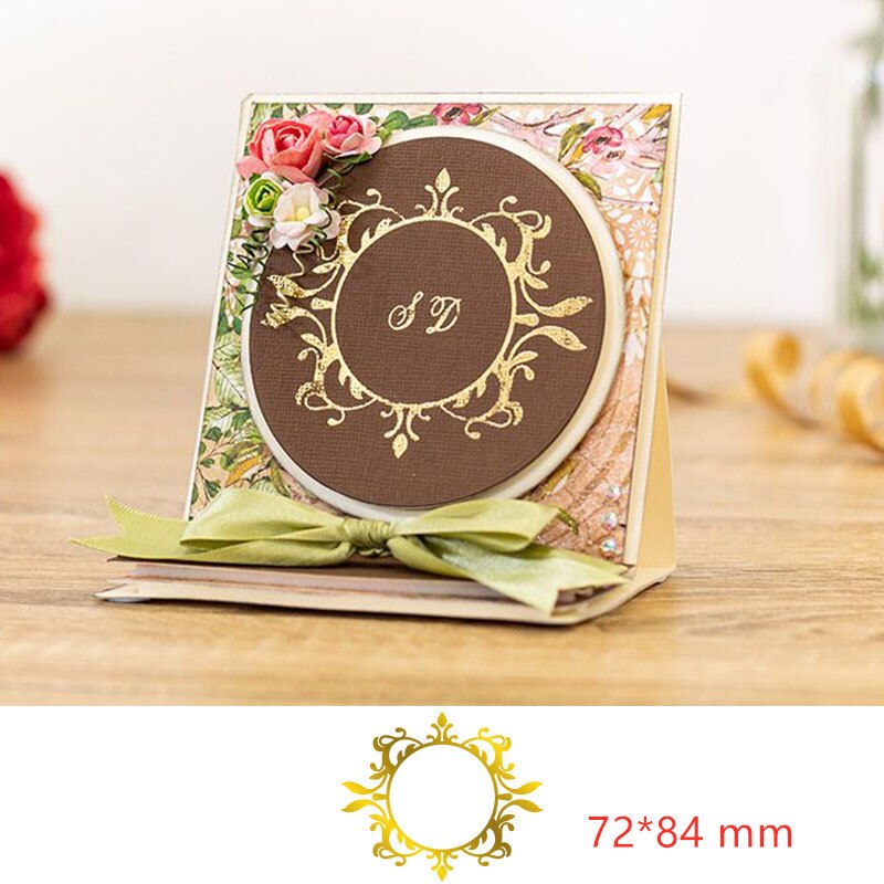 Letters Alphabets Borders Wreath Frames Metal Foil Plates for DIY Scrapbooking Letterpress Embossing Paper Cards Crafts: Picture 6