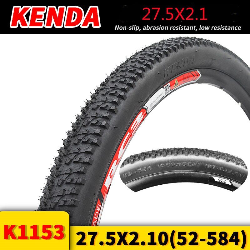 Kenda K1153 Tyre Mountain Bike Tire MTB 24 26 27.5 29 * 1.95/2.1 Tyres: 27.5X2.1