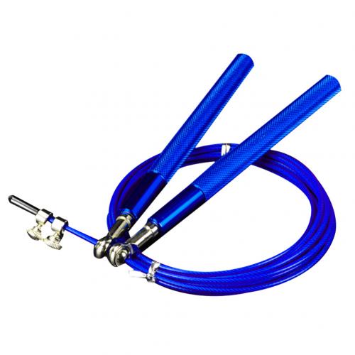 Anti-slip Handle Universal Bearing Speed Jump Skipping Rope Workout Fitness Tool: Blue