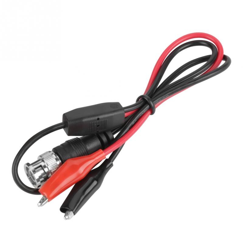 2 sztuk oscyloskopu kabel 0.5 m oscyloskop sonda testowa kabel przewodzący BNC wtyk męnarty Q9 robić podwójny klip