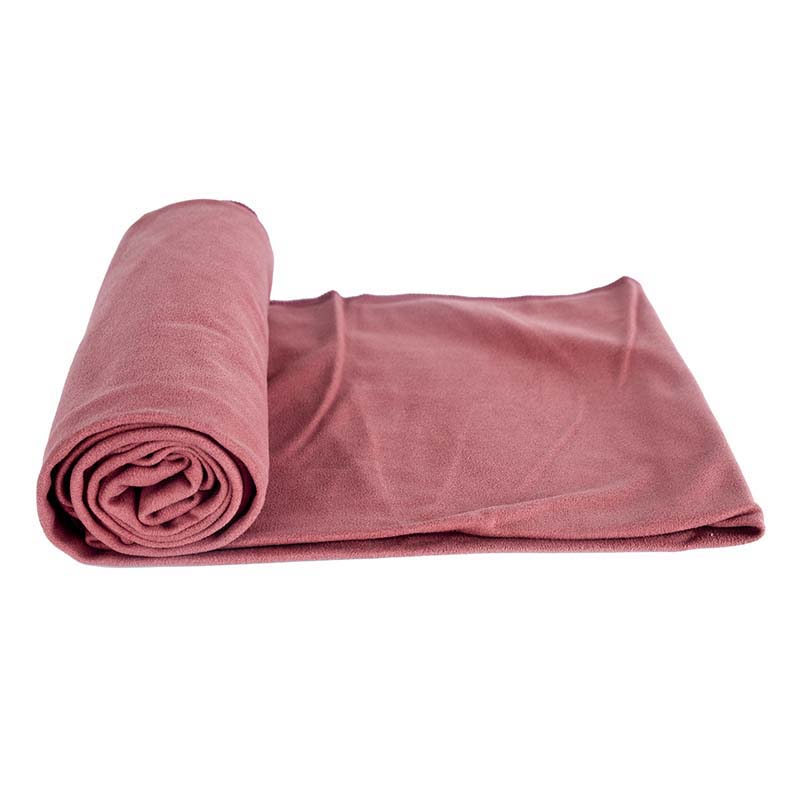 Asciugamano yoga in pile a doppio strato in microfibra, ad asciugatura rapida e piacevole assorbimento del sudore: Borgogna