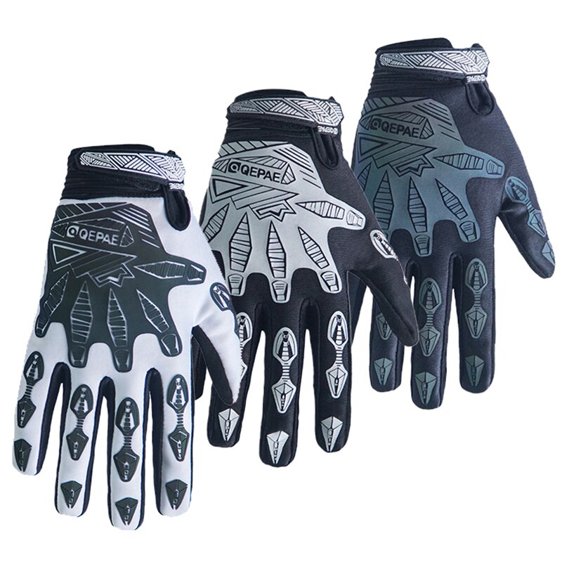 Reflective Winter Waterproof Cycling Gloves Fingers Touch Screen Bike Gloves Windproof Sport MTB Road Full Finger Bicycle Gloves