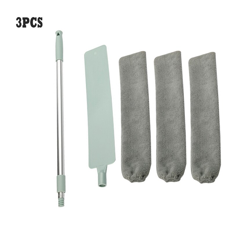 Long Duster Cleaner Brush Telescopic Microfiber Dust Catcher Mites Cleaning Dust Cleaner Tools Artifact Dusters: 3PCS