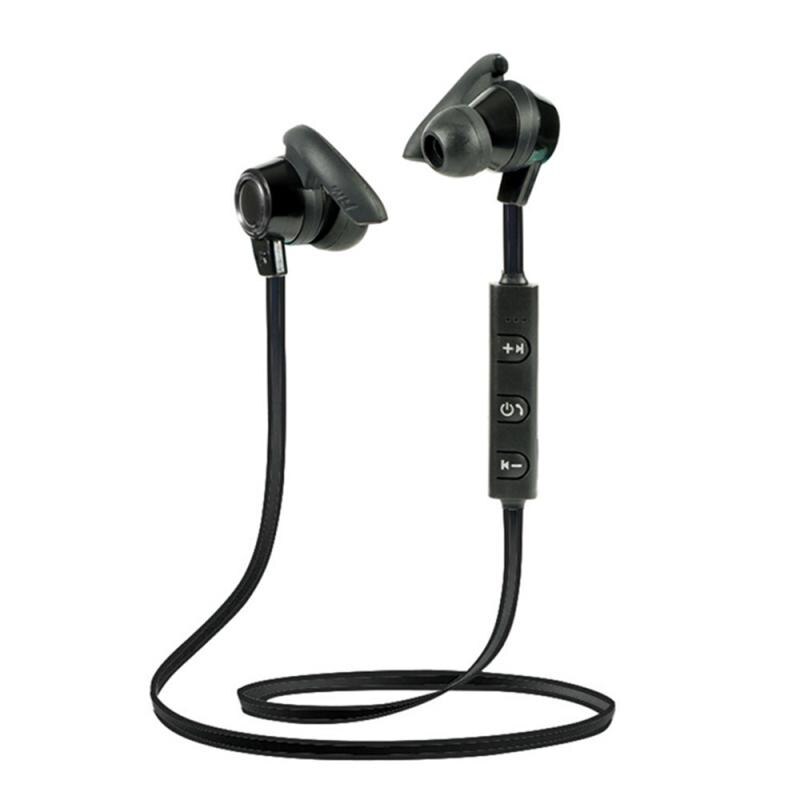 Neck-Opknoping Oordopjes Bluetooth Koptelefoon Draadloze Sport In Ear Draadloze Koptelefoon Met Microfoon Controller Voor Iphone Xiaomi Huawei: Black