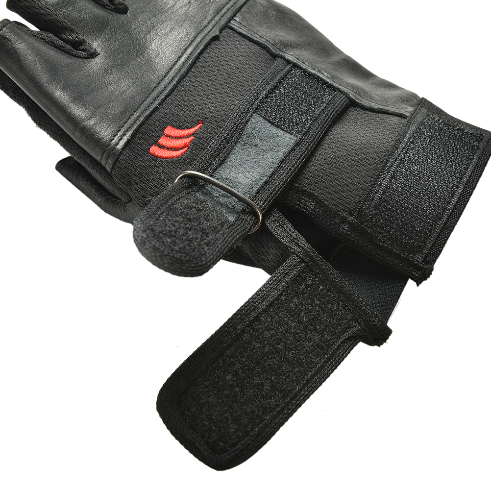 Mannen Gewichtheffen Gym Training Sport Fitness Fitness Sportwagen Lederen Handschoenen