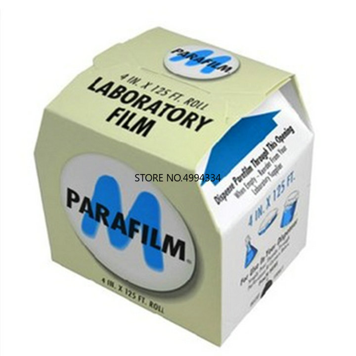 1Roll/lot 10cmx38m sealing film, Parafilm M laboratory Seal Film PM-996 4INX125FT