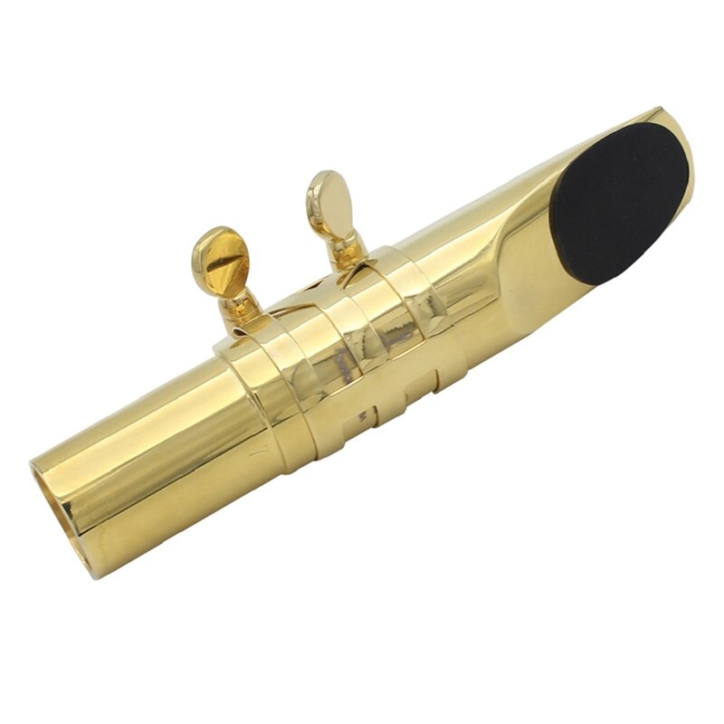 Instrumentos musicales boquilla de Metal con tapa tono práctico saxofón Alto accesorios de boquilla