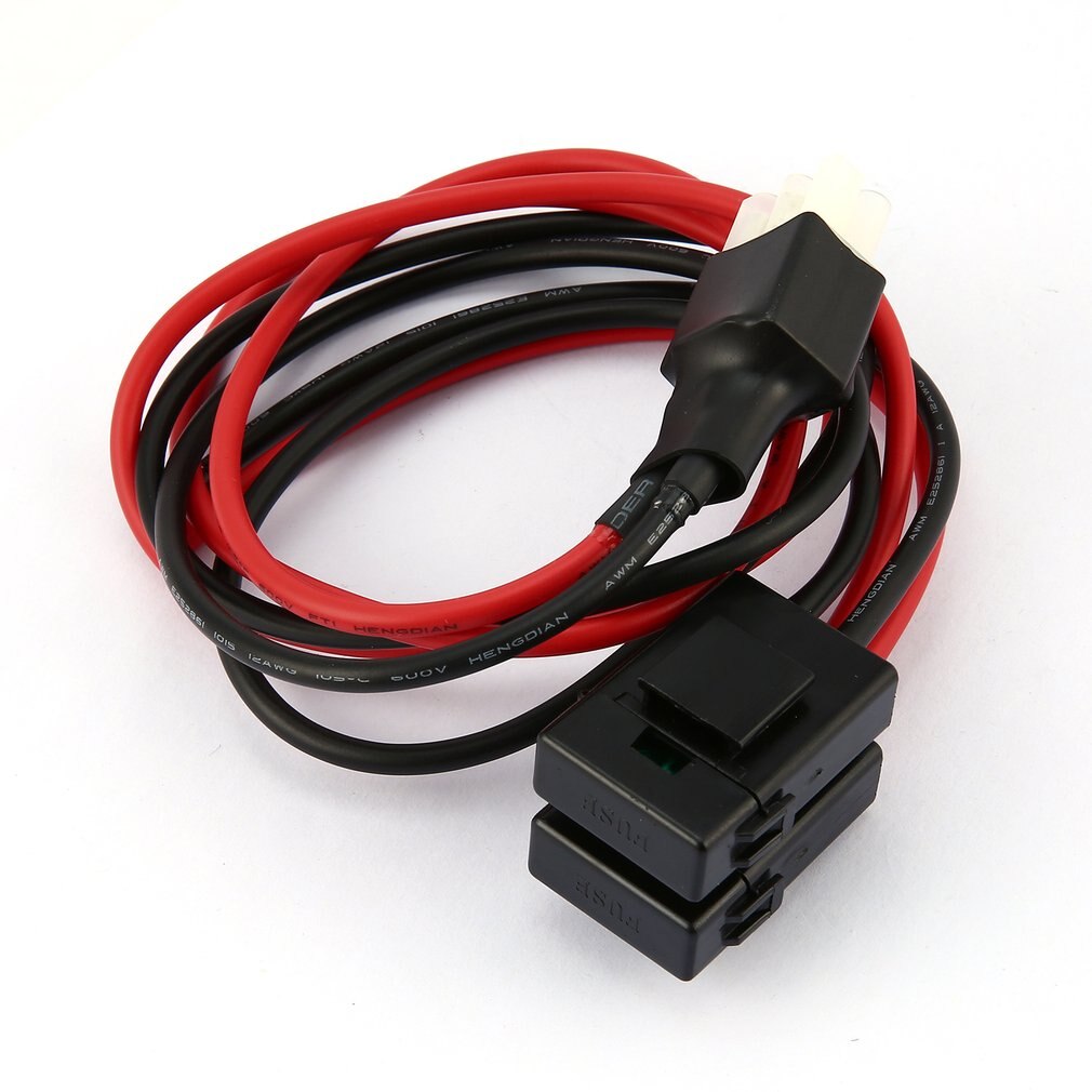 30A Zekering 6 Pin Korte Wave Duurzaam Charger Kabel Voor Yaesu FT-857D FT-897D Anti-Oxidatie Verlengsnoer Voeding cord 1M