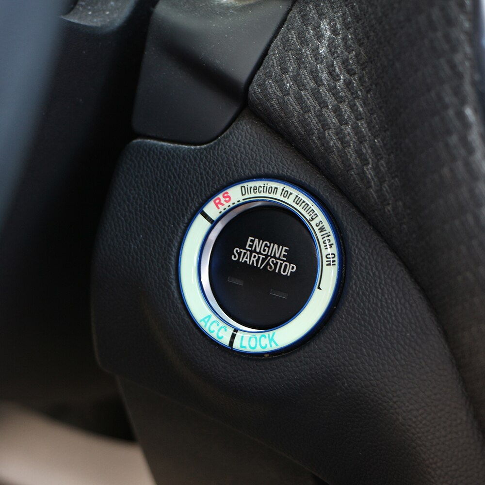 Zlord Car Engine Ignition Key Ring Lumiuous for Renault Koleos Fluenec Latitude Sceni C1 2 C3 Modus Duster Logan Sandero