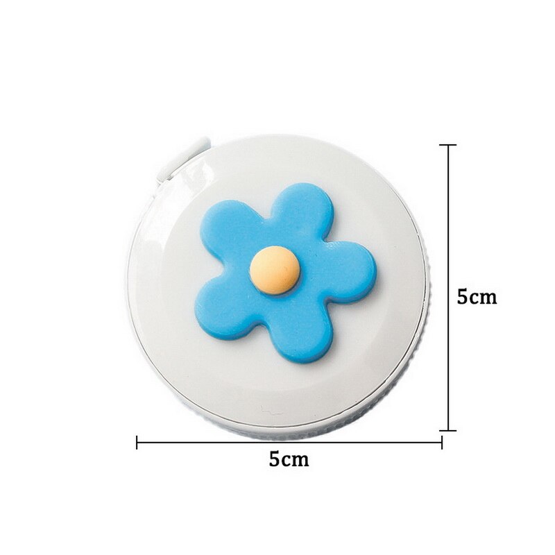 12PCs Stationery Cartoon Tape Measure Cute 1.5M Feet Double Size Measuring Scale Measurements Tape Measure Set: 03