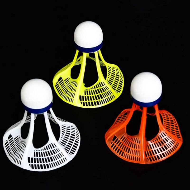 -3Stck Badminton Winddicht draussen Federbälle für Ausbildung Badminton Nylon Ball hoch Geschwindigkeit Badminton Sport Liefert