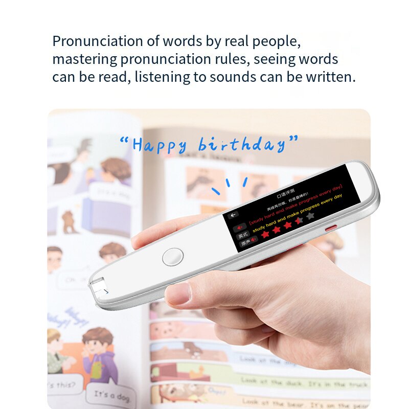 Chinese / English with Touch Screen Support WiFi Portable Scan Translation Pen Exam Reader Voice Language Translator Device