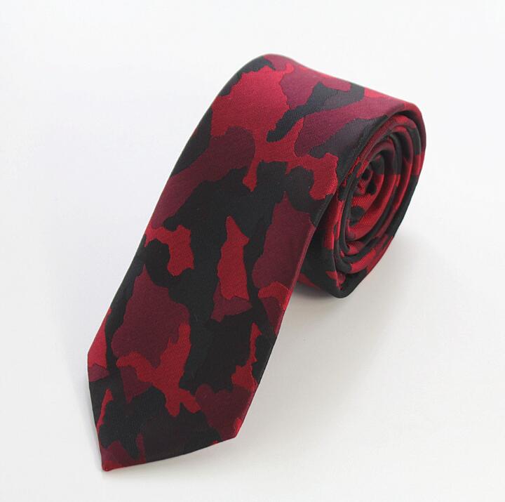 RBOCOTT-corbatas estampados de camuflaje para hombre, corbatas estampados de 6cm con cuello, corbatas ajustadas a la para hombre, corbatas de boda: 02