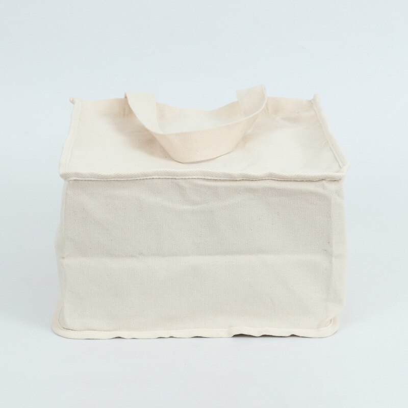 Sac d'épicerie, grand fourre-tout Non tissé polyvalent avec poignée, sac réutilisable pour fête/Shopping